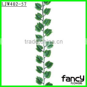 Wall hanging artificial decorative leaves