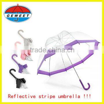 2015 promotional best selling transparent umbrella