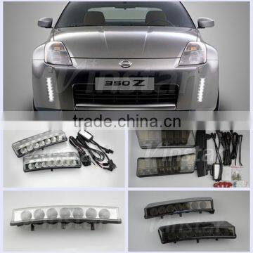 CLEAR For Z33 350Z LED DRL Daytime Running Light with E-Mark 2003/2004/2005 Year