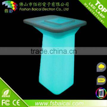 CE&ROHS approved illuminated led light table /led bar table /table led light