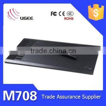 Ugee M708 10 Inch Graphic Digital Art Tablets with Battery Pen