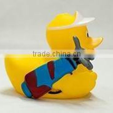 CE ROHS EN71 floating rubber safety bath duck