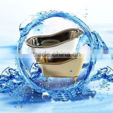 Gold bathtub packaging container,plastic container for bottle and jar