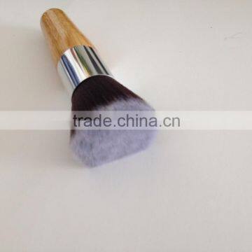 Bamboo Flat Top Cosmetic Powder/blush Brush photo-2