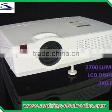 movie theater 3 lcd display video projector low noise with HDMI/USB TV tuner short throw hdmi projector