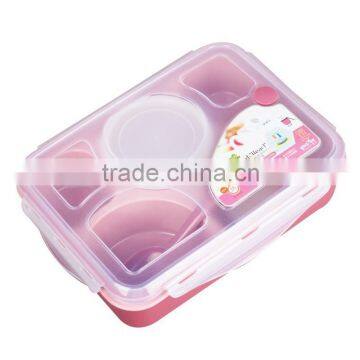 FDA approved plastic dividered food container