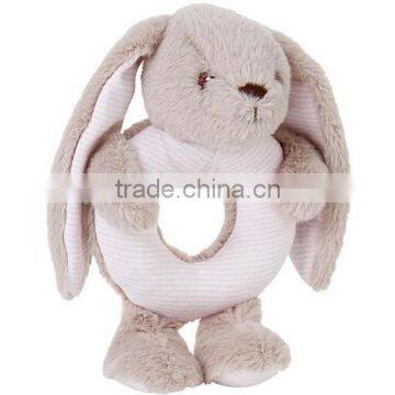 Wholesale-Baby plush soft rattle/ Baby Rattle Toys/Baby Bear Rattle Toy