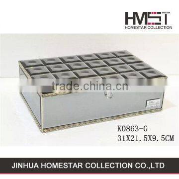 Newest factory sale geometry design jewelry box in many style