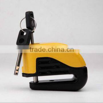 Motorcycle Bike Sturdy Wheel Disc Brake Lock Security Safety Alarm + Key Bicycle Lock With Alarm