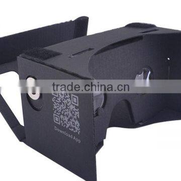 Hot Sell Google Cardboard Black 2.0 With Straps DIY Google Cardboard 3D VR Glasses photo-5