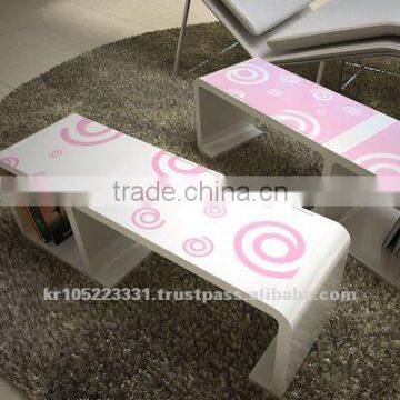 movable over notenook table, children table, over bed table