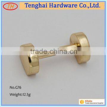 new design zinc alloy metal arch bridge handle for bag decoration parts