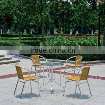 Aluminum With Glass Dining Table for Sales YT40B photo-2