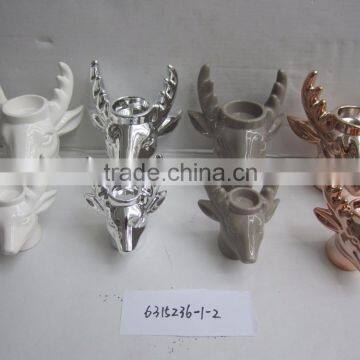 Christmas deer figural custom decorative lying white deer                        
                                                Quality Choice