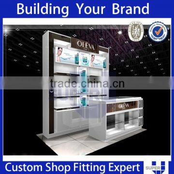 Wood Cosmetic Wall Display Cabinet photo-3