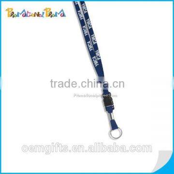 Hot Full custom cheap buckle release lanyard