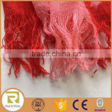 Wholesale 100% Polyester Stars Printed Fringed Shawl Scarf photo-2