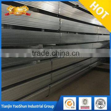 Tianjin Mild Steel Mechanical Properties Longitudinal Welded Pre Galvanized Square Rectangular GI Steel Tube