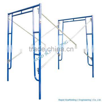 High Quality Steel Metal Construction System Walkthrough H Frame Scaffolding