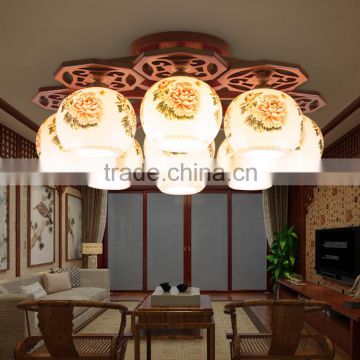 Jingdezhen decal pastel celling light modern lights