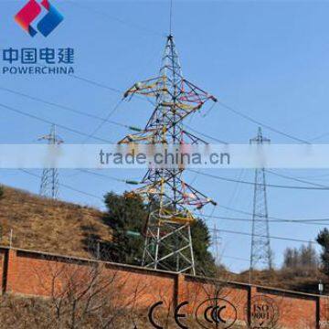 500KV electric power transmission steel tower pole tower