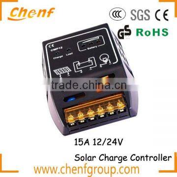 CE/Rohs 12/24V Solar System Controller 15A with High Quality