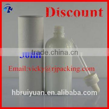 safety cap glass dropper bottles with paper tube 15ml 30ml