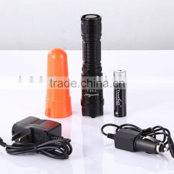 aluminum police aluminum cree led police flashlight TANK007 TC01