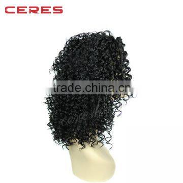 Ceres Factory Wholesale Lace Front Kinky Curly Wig Afro Kinky Human Hair Wig for Black Women photo-5