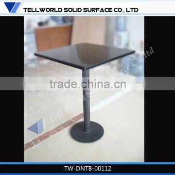 simple square artificial granite solid surface table top