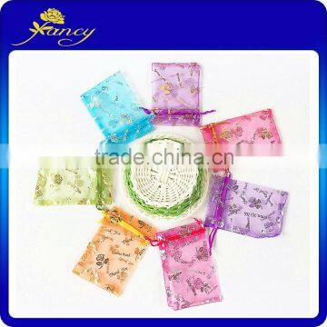 High Quality Custom Printed Organza Bag, Organza Jewelry bag