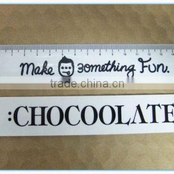 2015 Wholesale Cheap School Plastic Ruler custom printed plastic ruler with logo printing