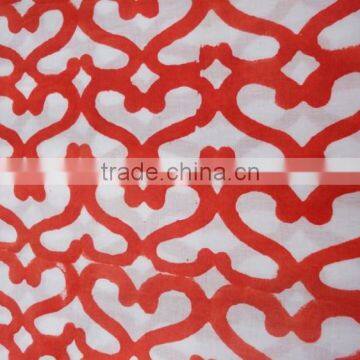 RTC-49 Hand Block Printed Fabric 100% Cotton Natural Fabric Manufacturer Jaipur