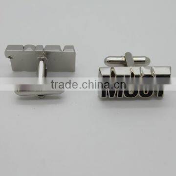 Custom desgin metal sterling silver cufflinks for sales