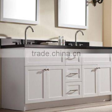 Chic Master Bathroom With Double Sink Modern Bathroom Vanity photo-2