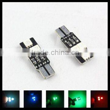 led bulb rgb multi color t10 w5w 5050 color changing led car light rgb 194 / t10 wedge led bulb