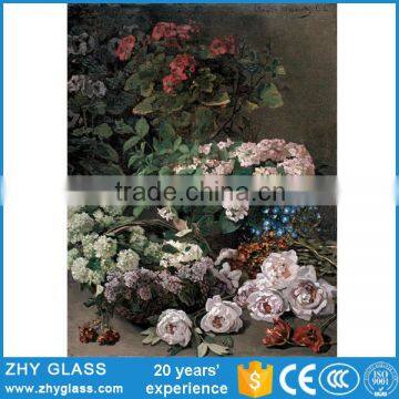 Beautiful Home Decoration Glass Painting Designs Of Flowers
