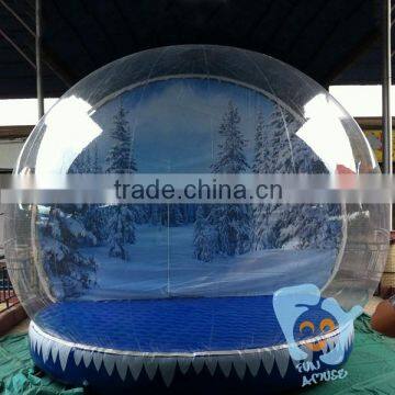 Customize Christmas Santa Claus Gaint Inflatable Snow Globe photo-3