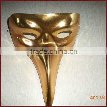 Unique Fashion Style Halloween Gold and Venetian Party Mask,Masquerade Carnival Mask,plastic PVC Mask