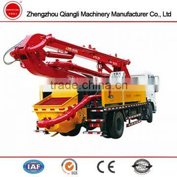 24m small concrete boom pump truck for sale