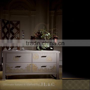 AH09-03 Luxury Interior Decorating Solid Wood Sideboard Cabinet-JL&C Classic Furniture