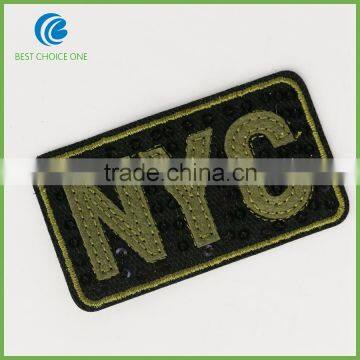 2016 Newest Fashion Garment Embroidery Sequin Emblem For Clothing photo-5
