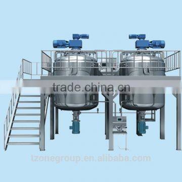 High quality stainless steel liquid detergent homogenizing mixing tank