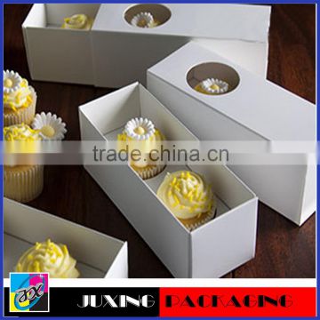 Customized paper color cupcake boxes