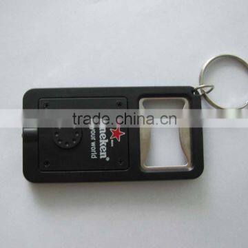 plastic keychain light with opener