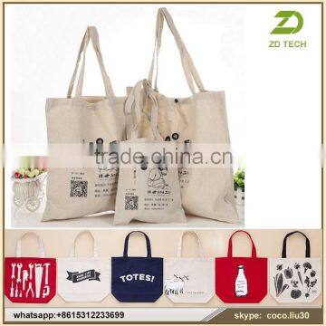 OEM Production Shopping Tote Bag ,custom Standard Size Canvas Tote Bag ZDS2003