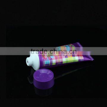 200ml hanging beauty girl cosmetic plastic tube for body lotioin