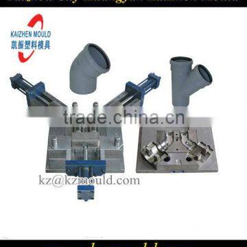 Plastic injection tube fitting mould