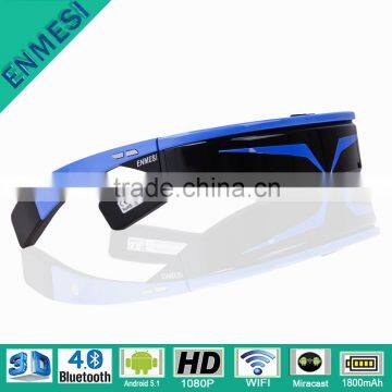 Smart 2016 Intelligent Full HD 1080P Wifi Android 5.1 98inch 3D Virtual Reality with 16G Memory