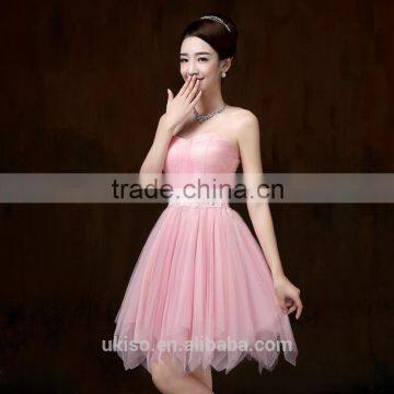 Purple Pink Champagne Violet White Sky Blue Off-shoulder Bridesmaid Dress Knee Length Prom Gowns Party Princess Ball Dress photo-3